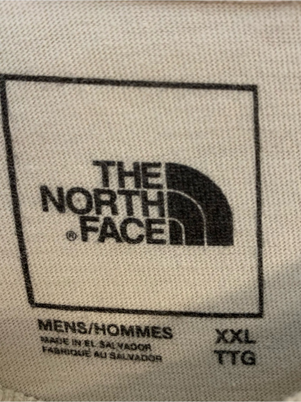 The North Face Men’s XXL Glitched Logo Tee Orange/Black Front Small Logo on Back - Picture 3 of 11